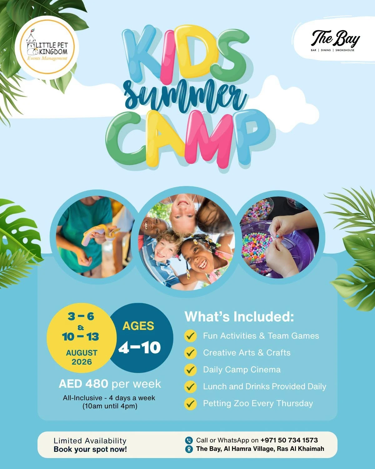 Kids Summer Camp at The Bay