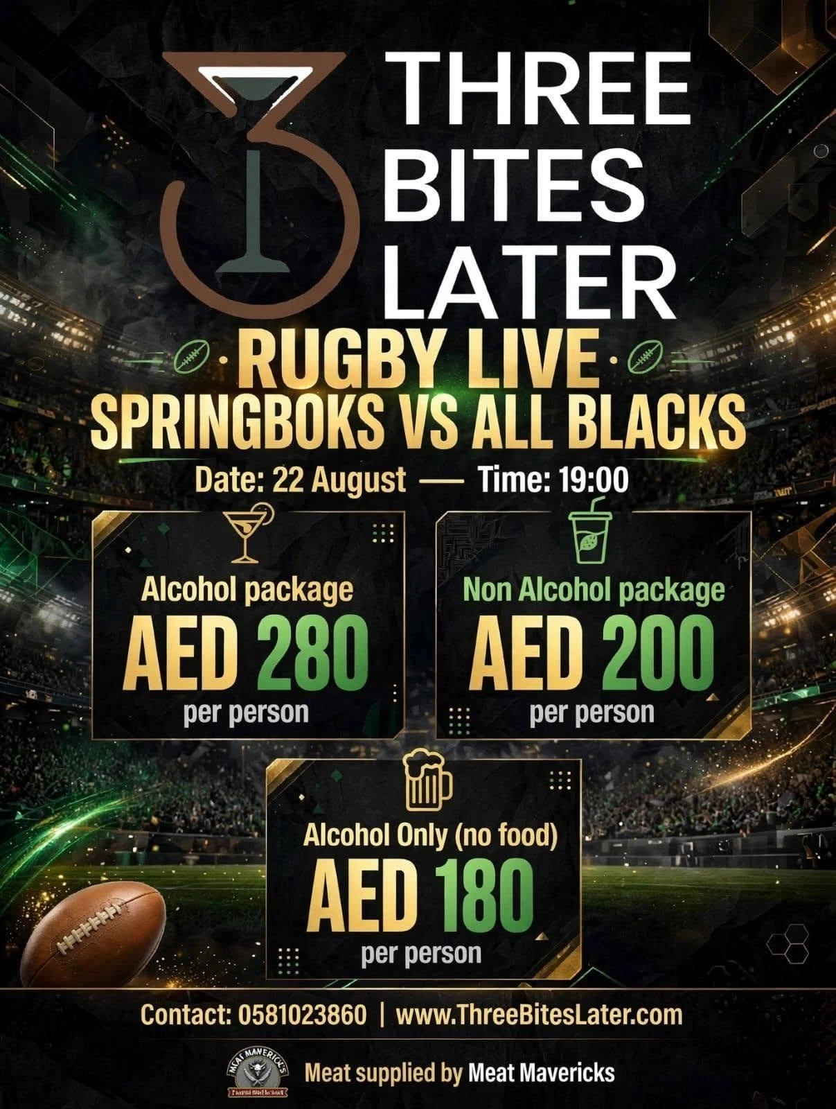 Rugby Live at Three Bites Later