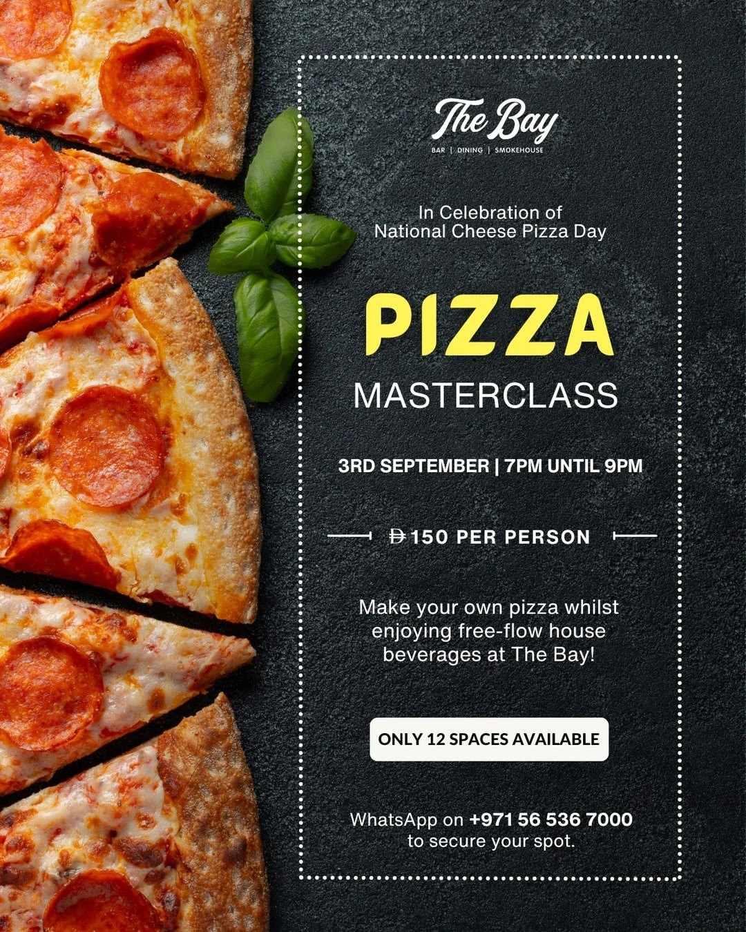Pizza Masterclass at The Bay
