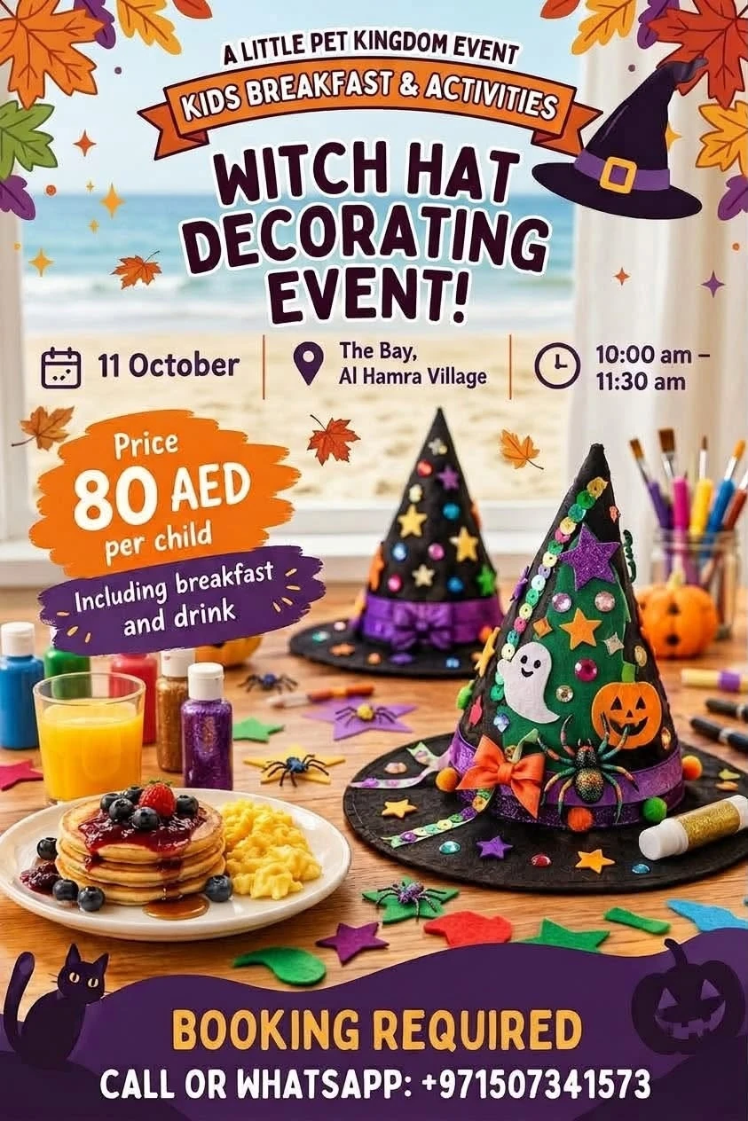 Witch Hat Decorating Event: Kids Breakfast & Activities