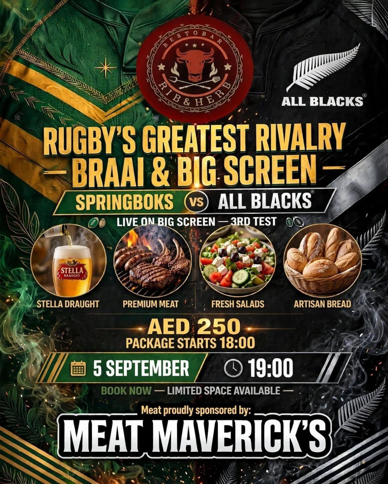 Rugby's Greatest Rivalry: Braai & Big Screen
