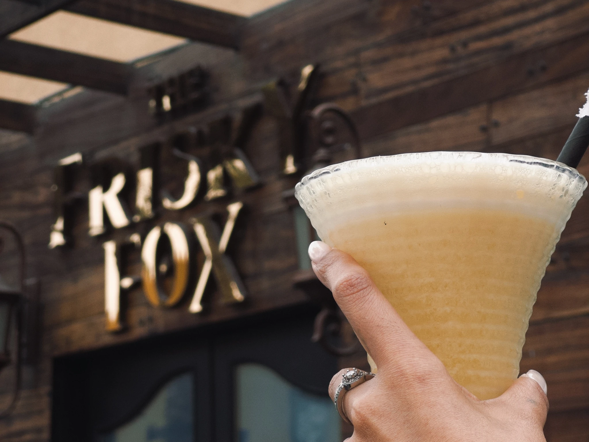 Happy Hour Cocktail at The Frisky Fox