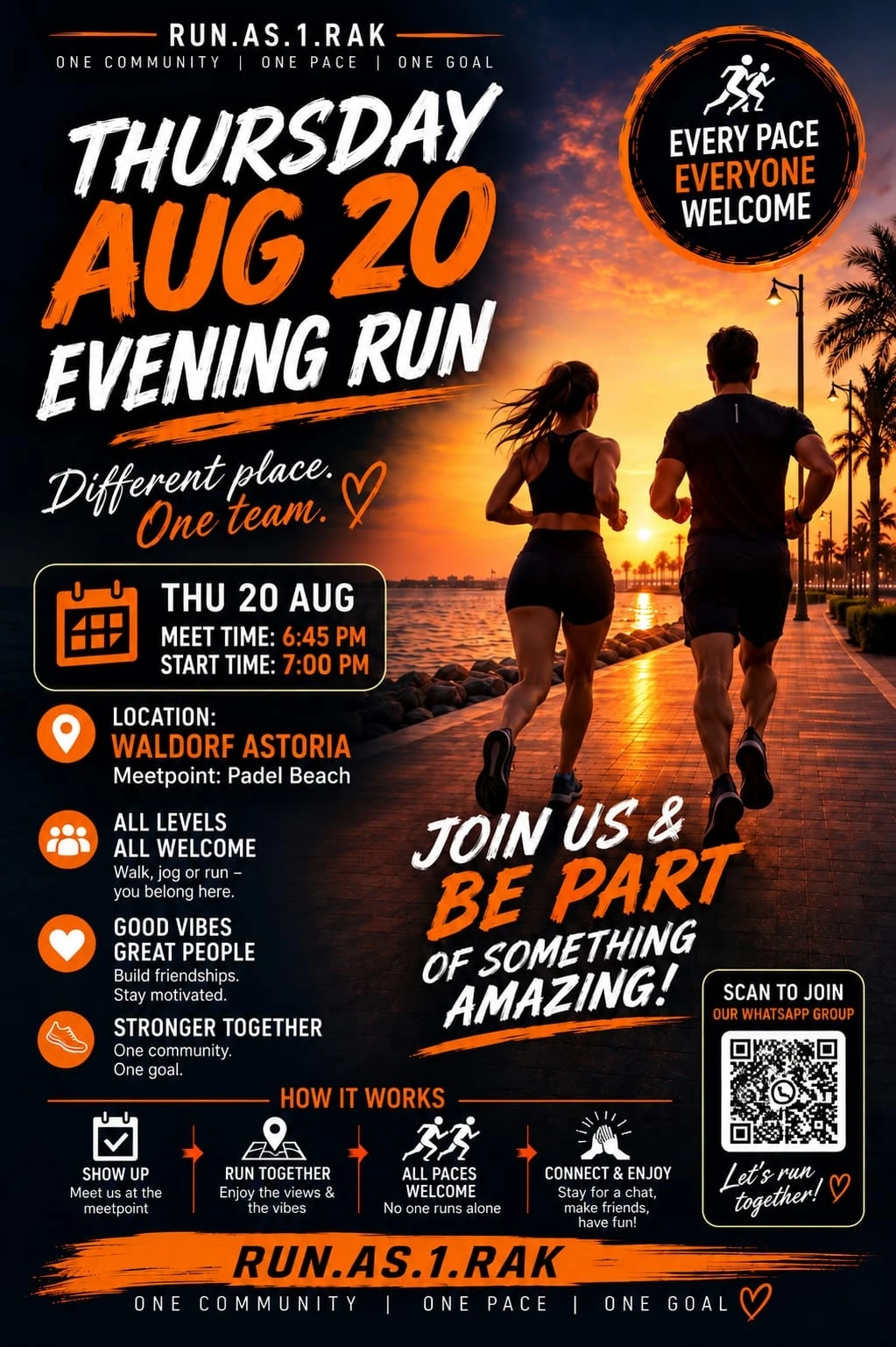 RUN.AS.1.RAK Evening Run