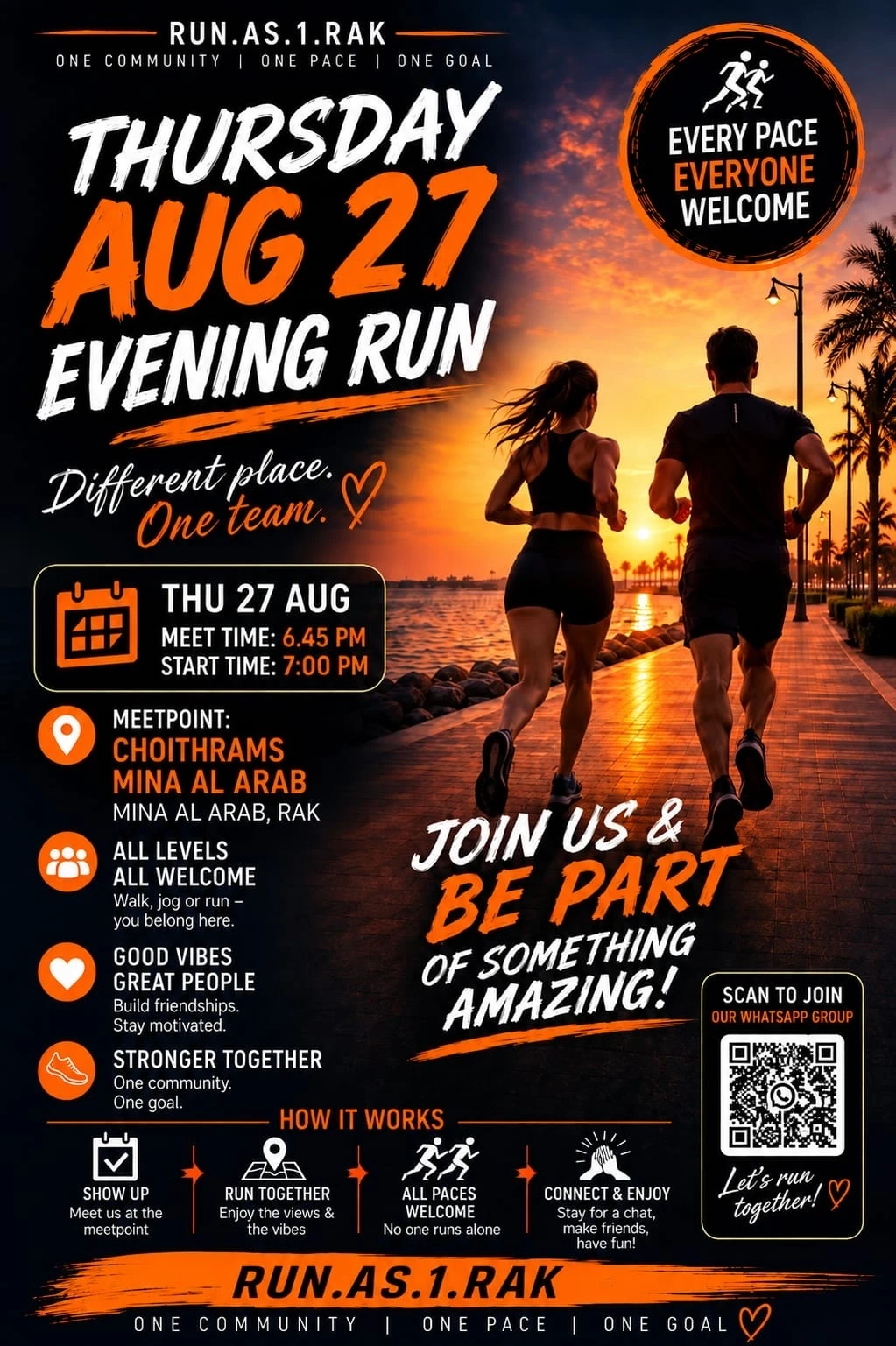 RUN.AS.1.RAK Thursday Evening Run