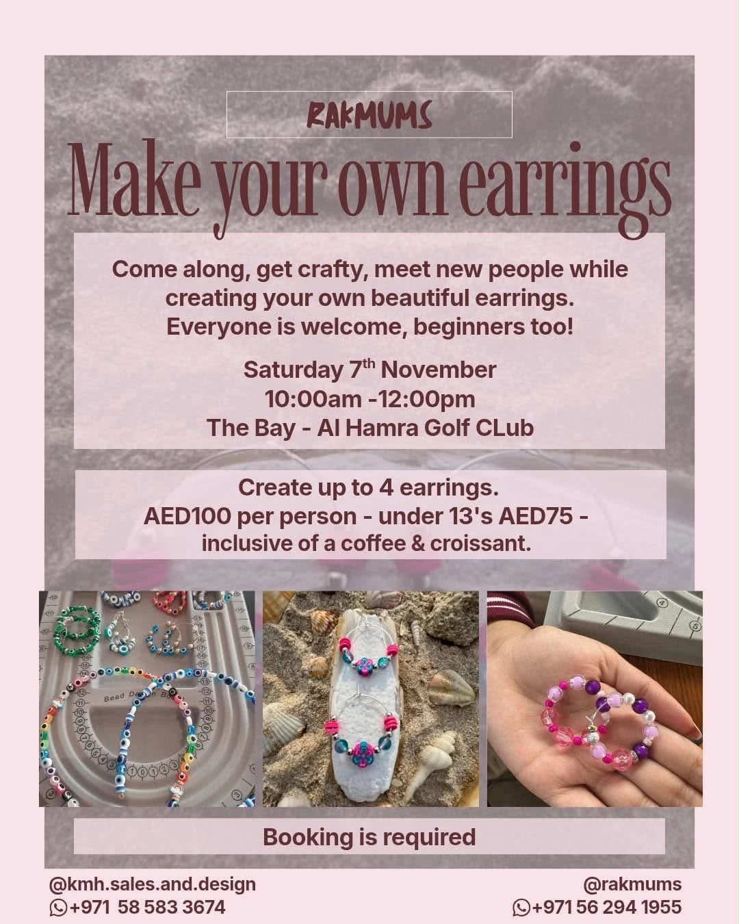 Make Your Own Earrings with RAKMUMS