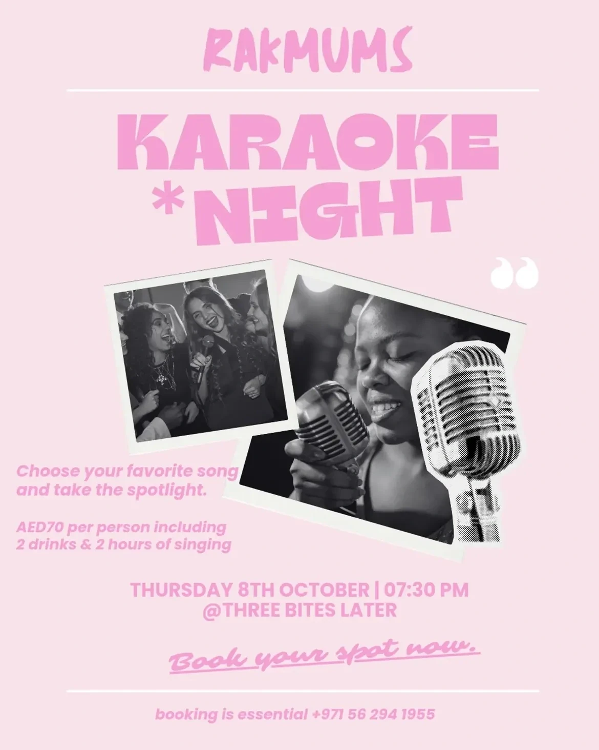 RAKMums Karaoke Night