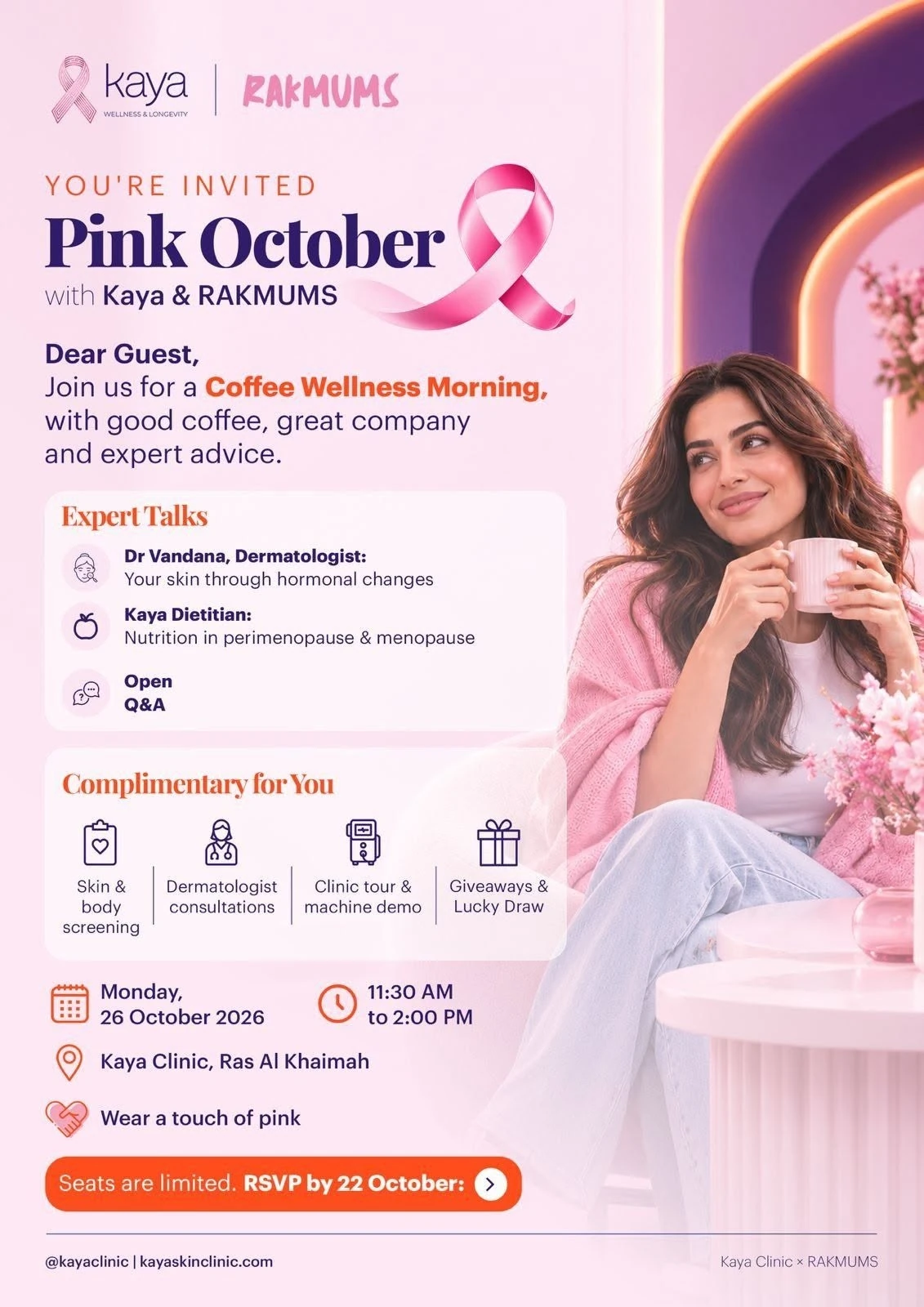 Pink October with Kaya & RAKMUMS
