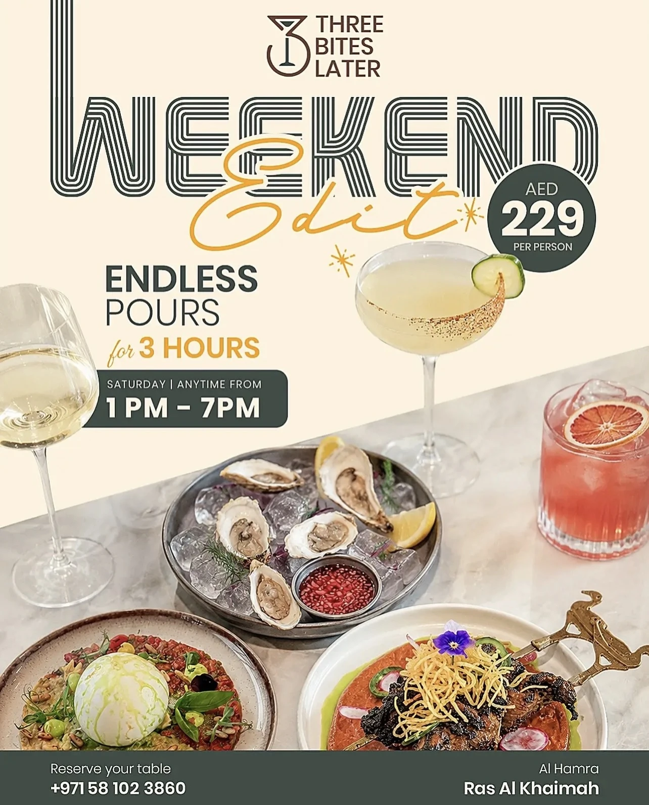 Weekend Brunch at Three Bites Later