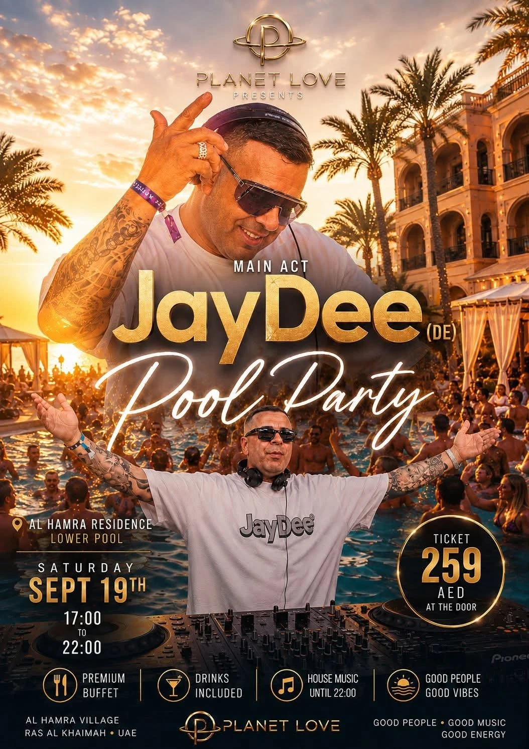 Planet Love Presents JayDee Pool Party