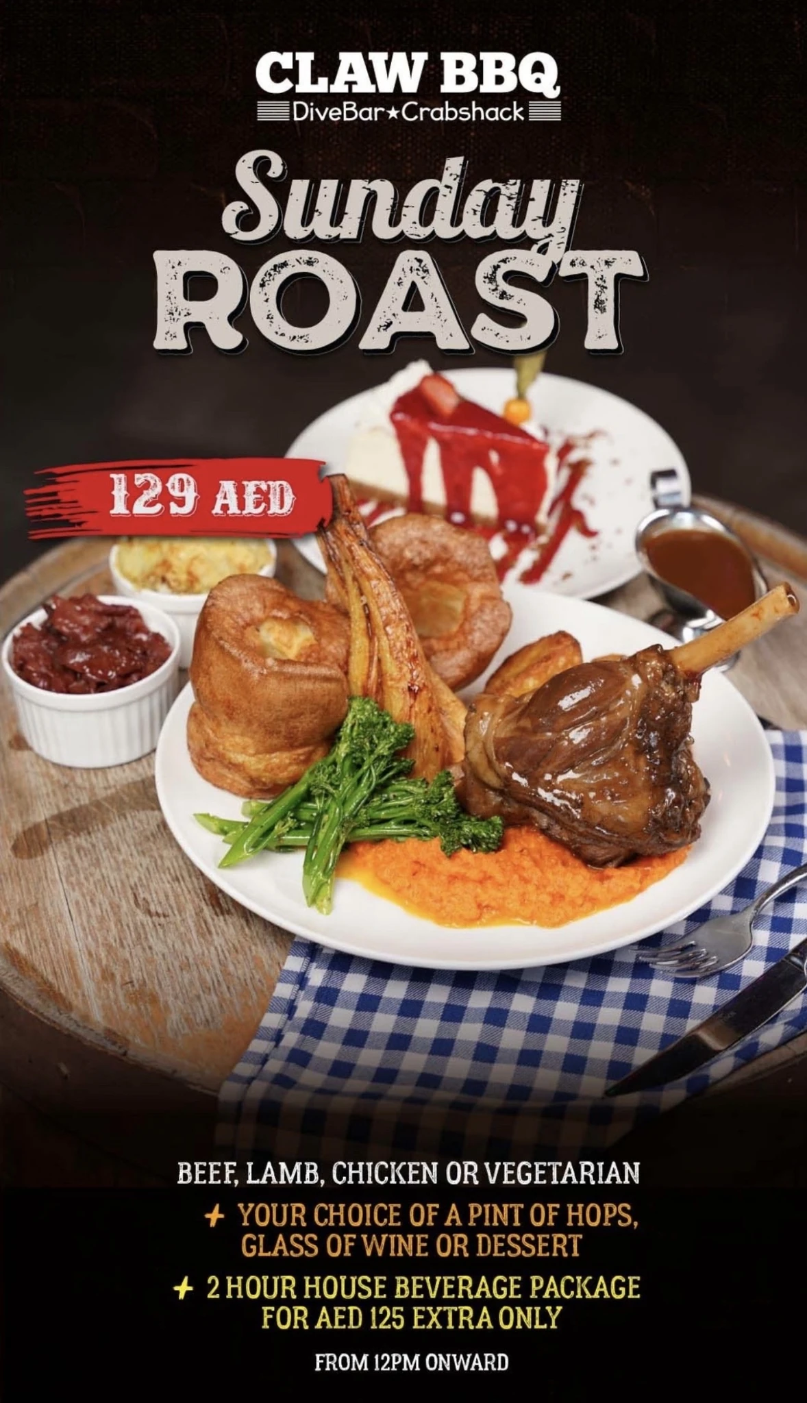 Sunday Roast at Claw BBQ