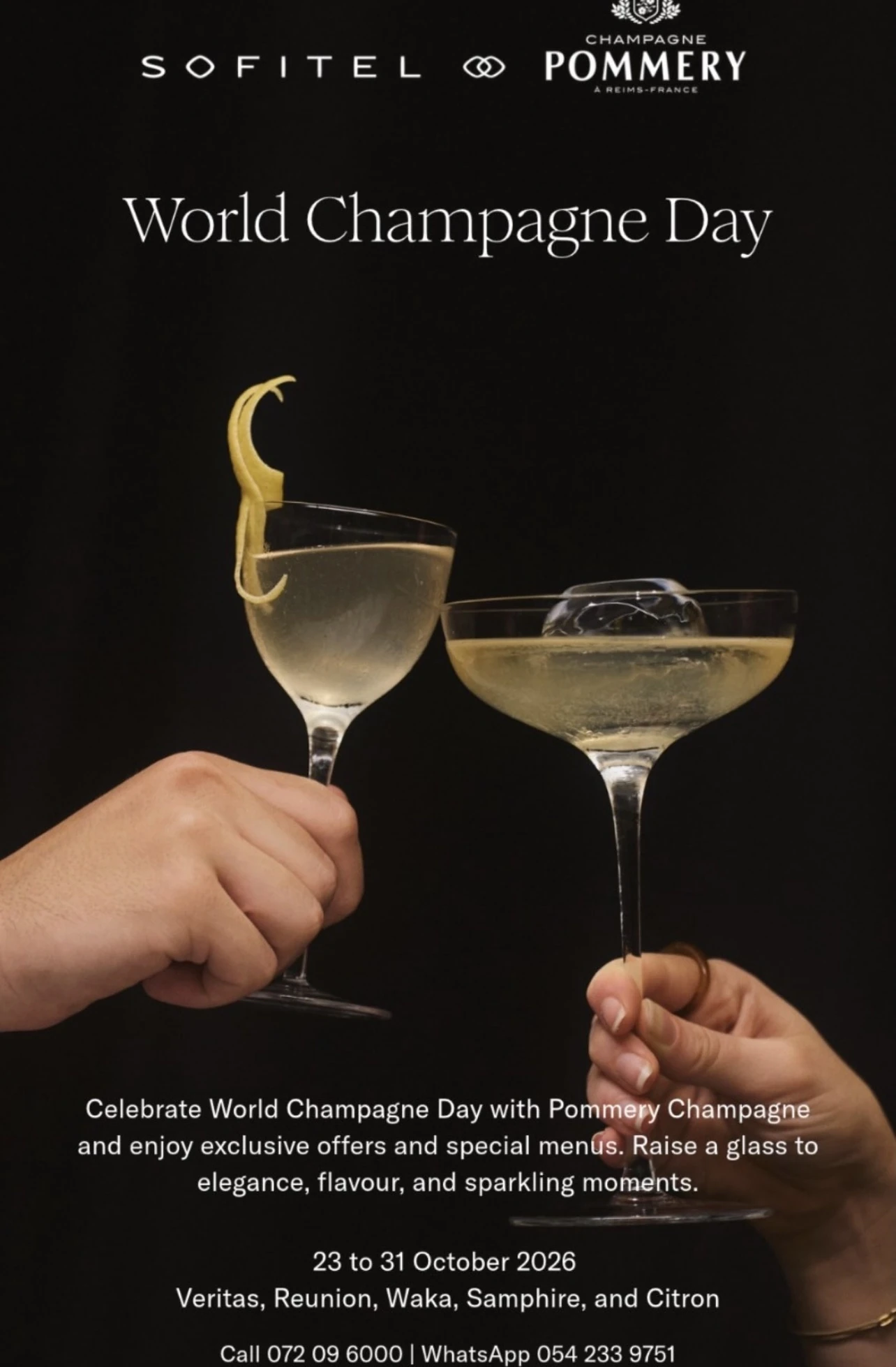 World Champagne Day with Pommery