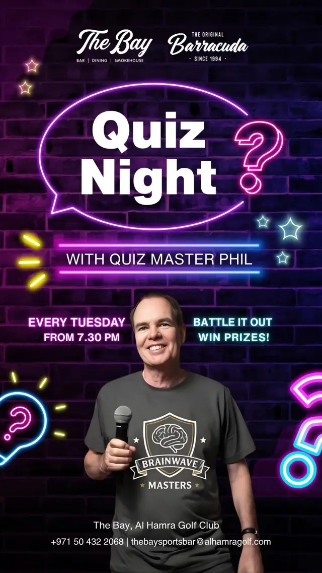 Quiz Night with Quiz Master Phil