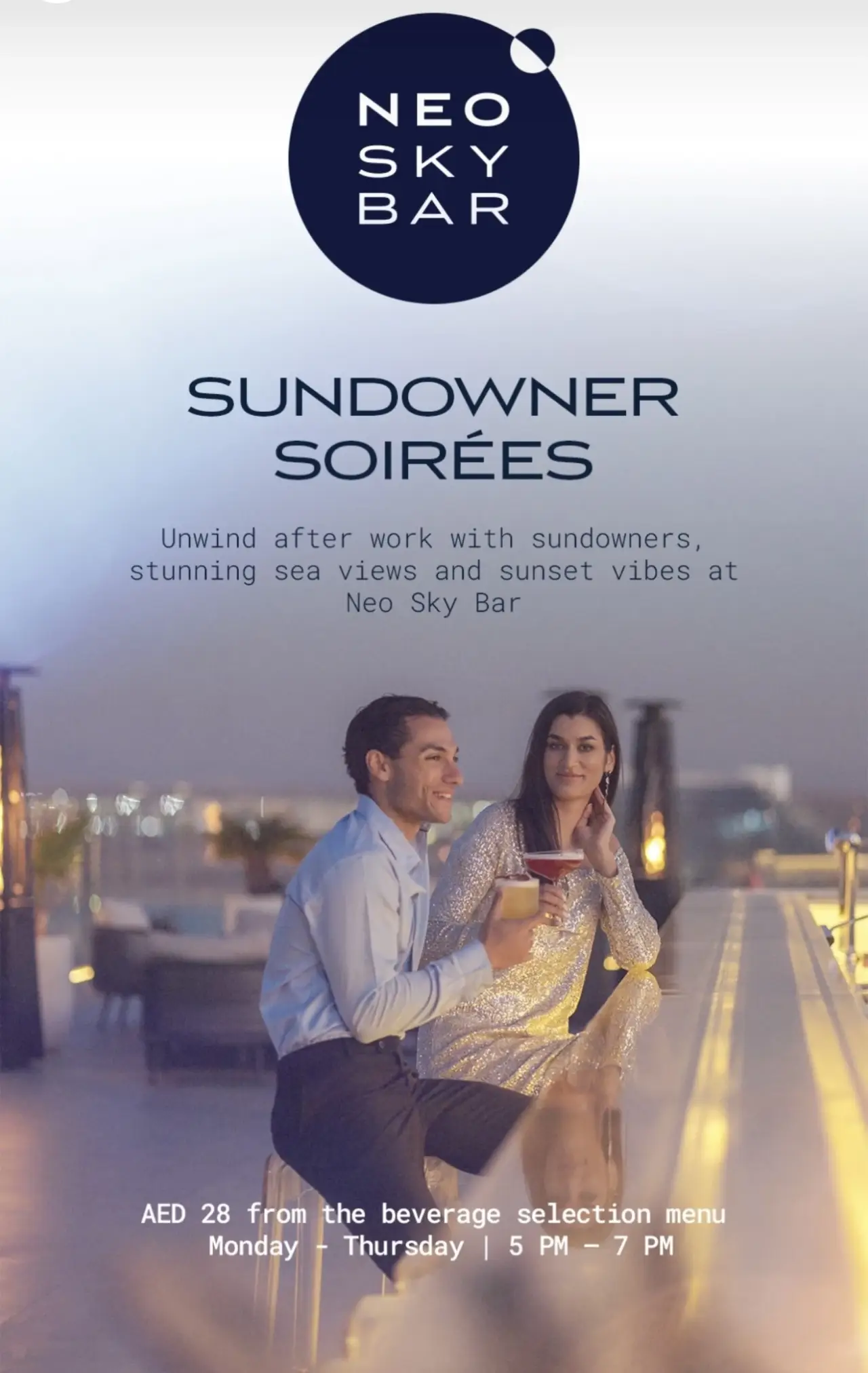 Sundowner Soirees from AED 28