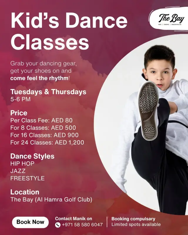 Kid's Dance Classes at The Bay