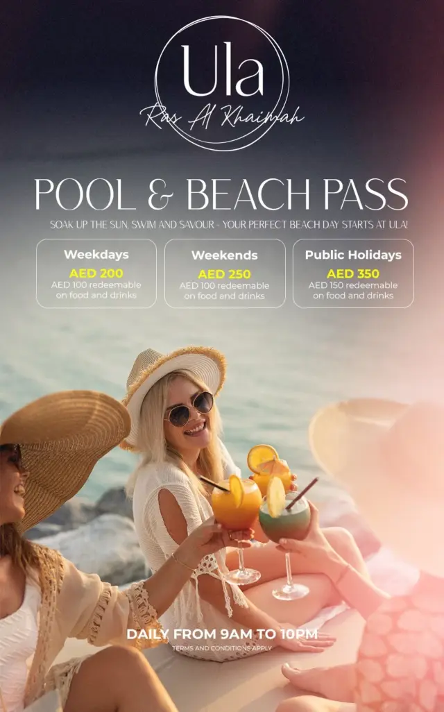 Pool & Beach Pass from AED 200