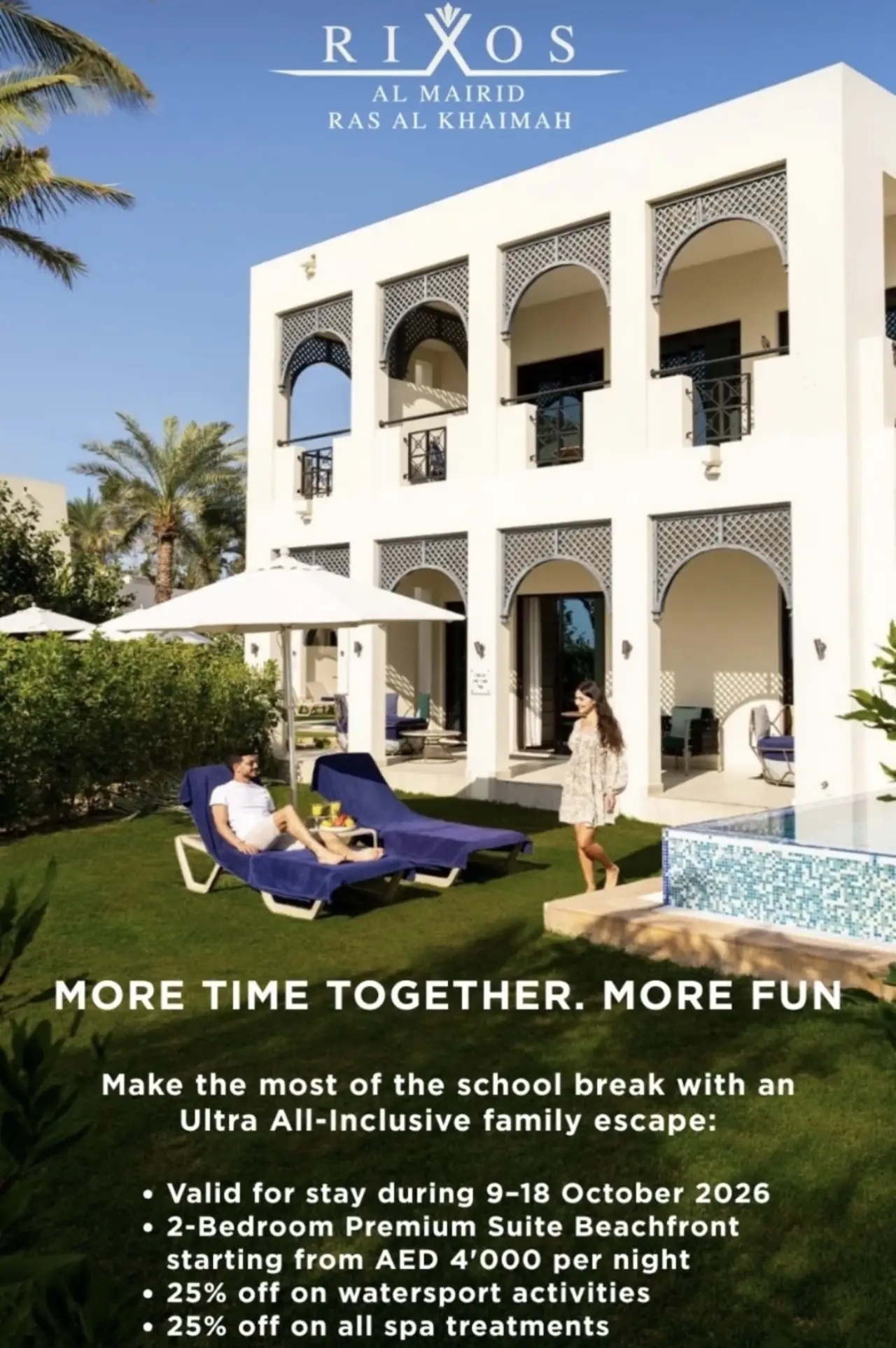 Ultra All-Inclusive 2BR from AED 4,000
